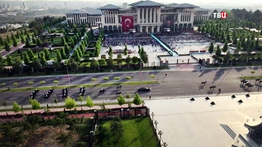 Церемония инаугурации избранного президента Турции Реджепа Тайипа Эрдогана