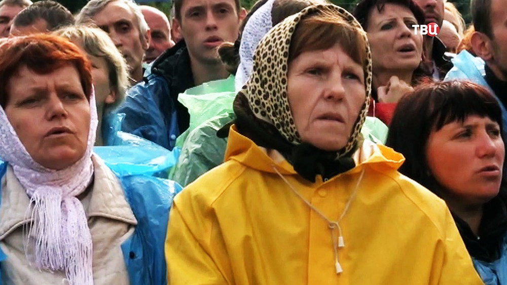 Православные верующие на Украине