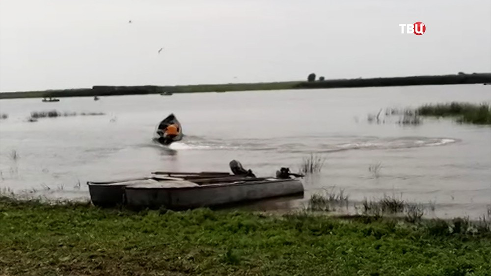 Поисковая операция на реке Бузан в Астраханской области 
