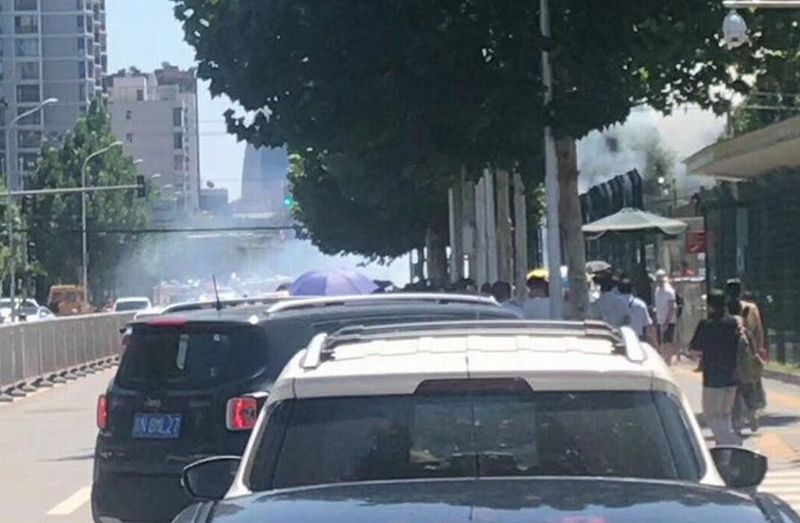 Взрыв у здания посольства США в Пекине