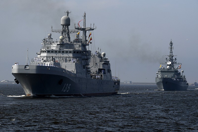 Репетиция парада ВМФ России