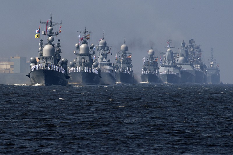 Репетиция парада ВМФ России
