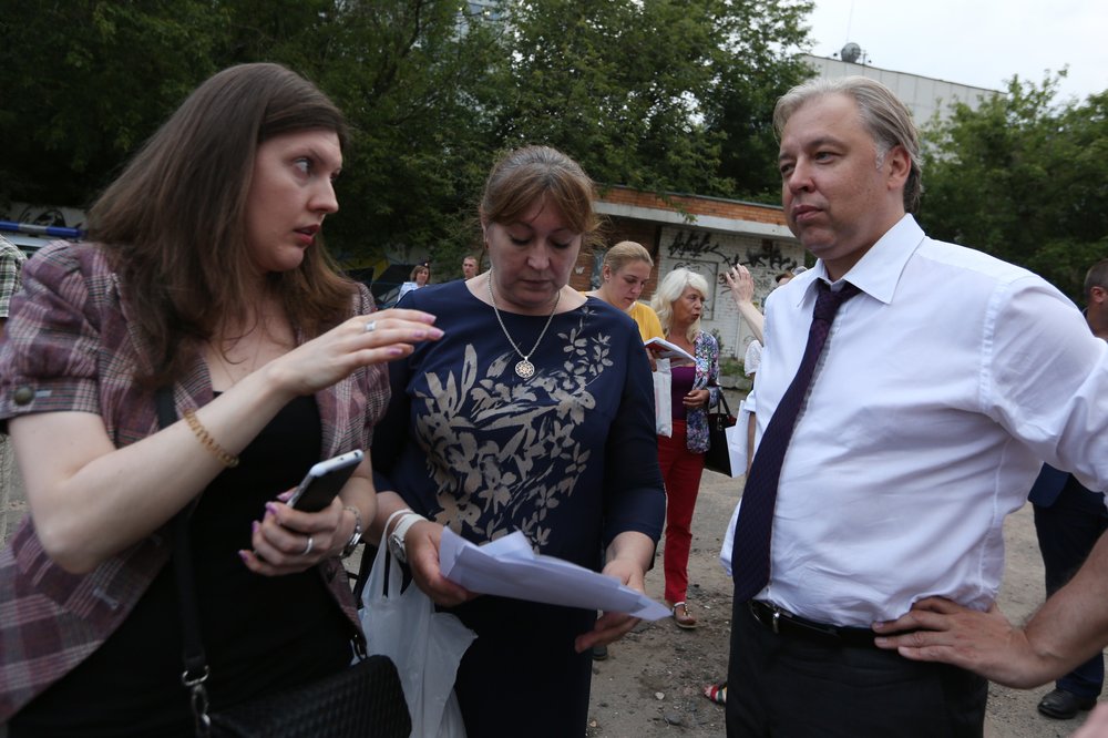 Встреча кандидата в мэры Вадима Кумина с жителями Бутырского района