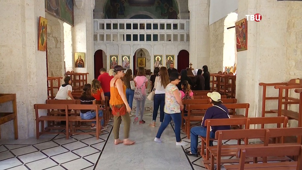 Православный монастырь в Сирии