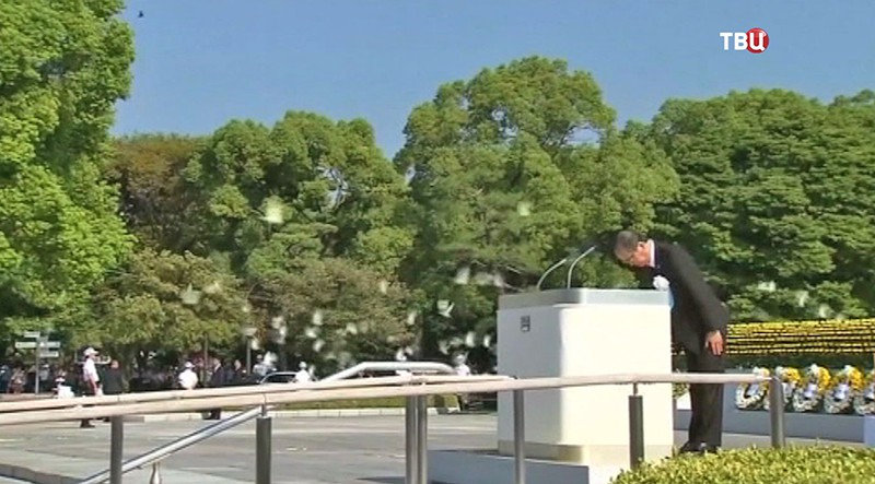 Церемония памяти жертв американской атомной бомбардировки в Нагасаки
