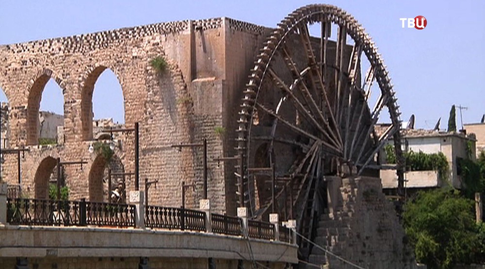 Водяные колёса в Сирии