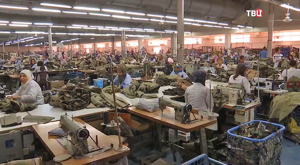 Швейная фабрика в Сирии