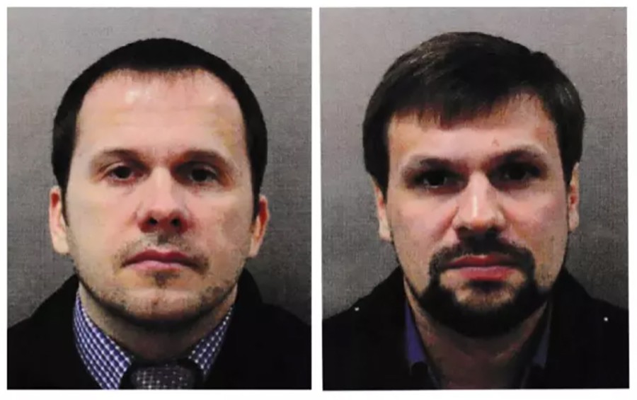 Александр Петров и Руслан Боширов, подозреваемые в покушении на Скрипалей