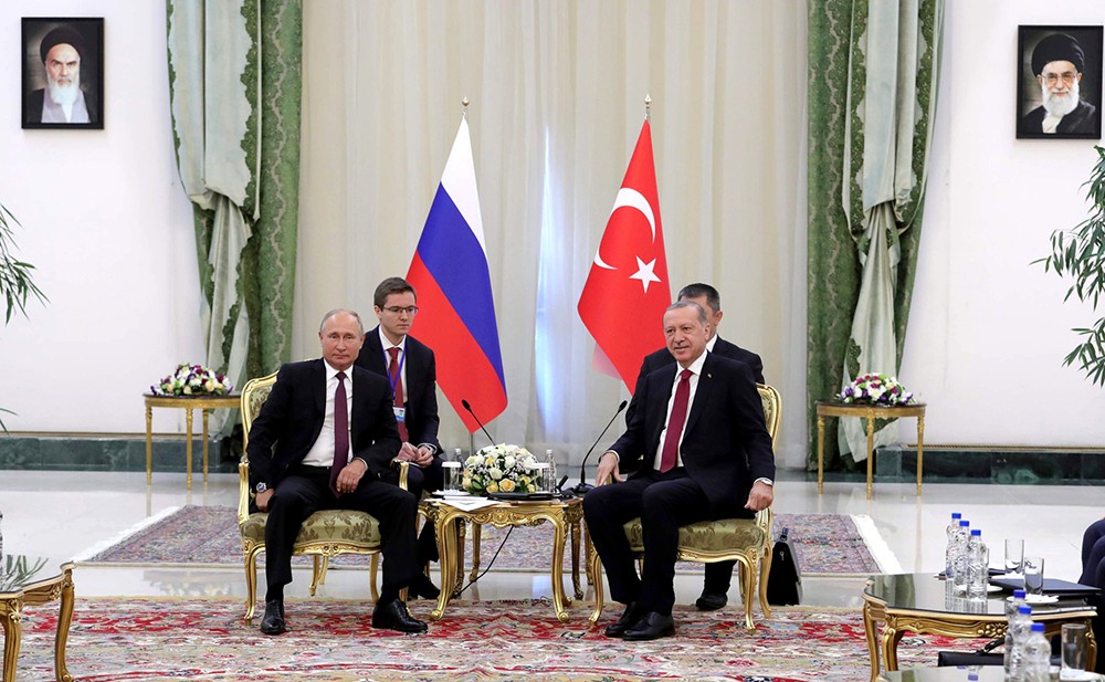 Владимир Путин и Президент Турции Реджеп Тайип Эрдоган