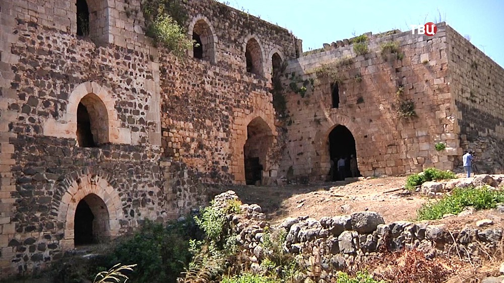 Старинный замок в Сирии