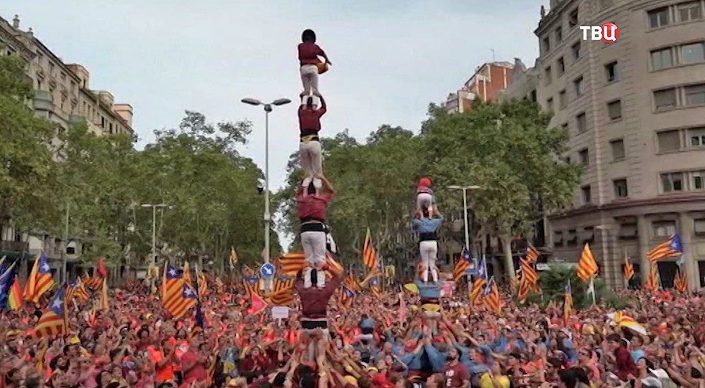 Митинг в Барселоне