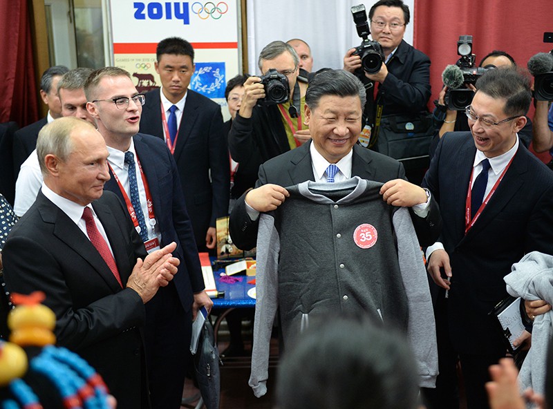 Президент РФ Владимир Путин и председатель Китайской Народной Республики (КНР) Си Цзиньпин 