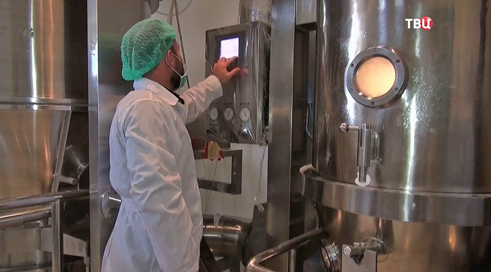 Завод по производству лекарств в Сирии