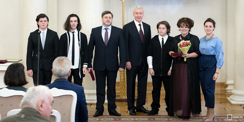 Мэр Москвы Сергей Собянин на церемонии награждения москвичей 
