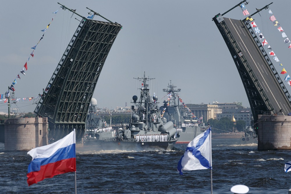 Парад ВМФ в Санкт-Петербурге