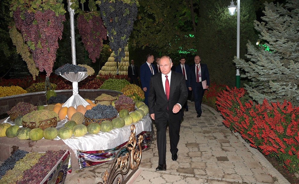 Владимир Путин в Душанбе