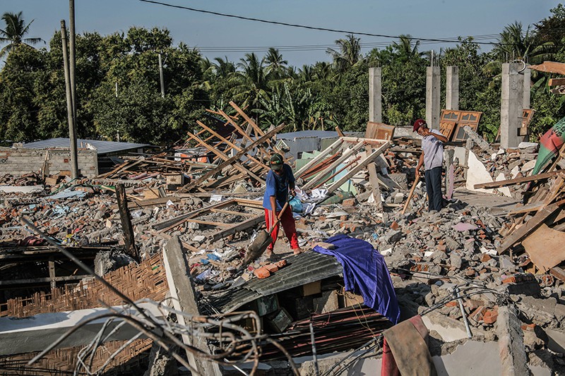 Землетрясение в Индонезии 