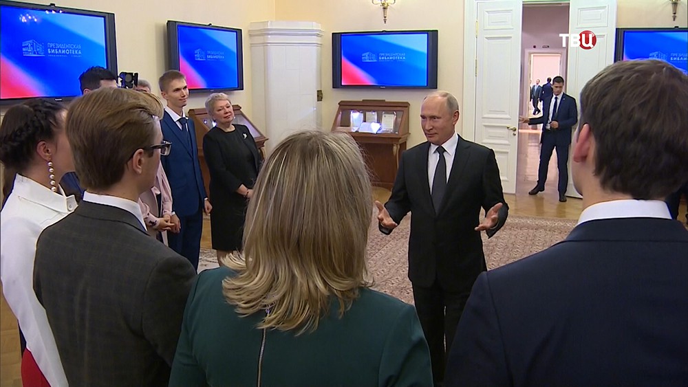 Владимир Путин на встрече с лауреатами конкурса "Учитель года-2018"