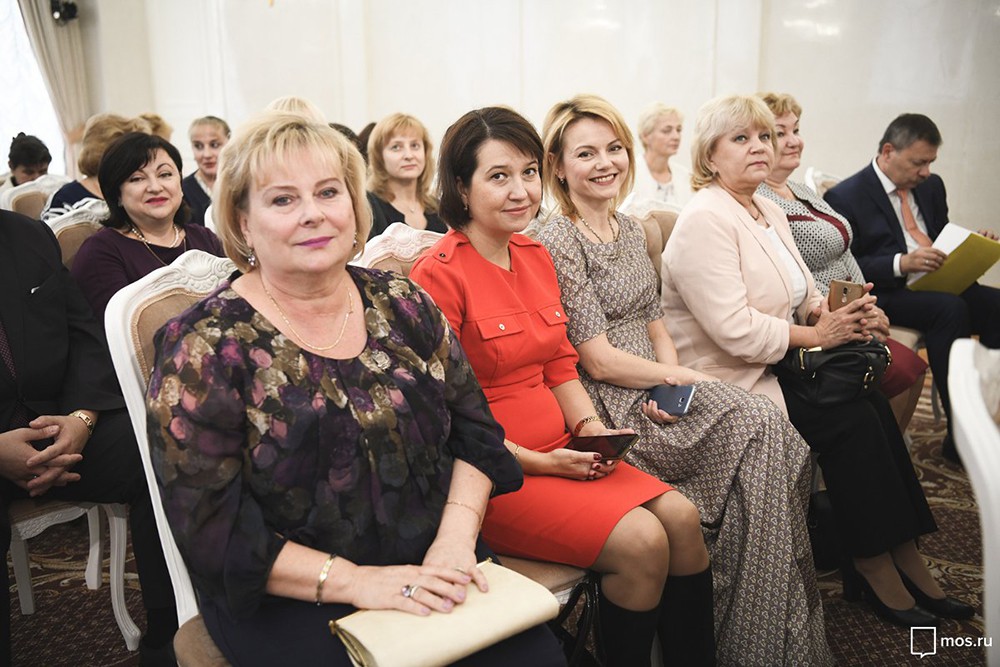 Вручение наград московским преподавателям