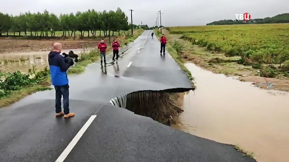 Последствия наводнения в Европе