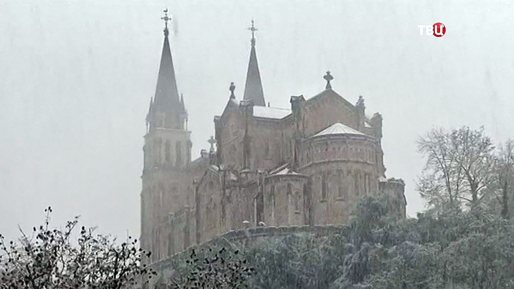 Снегопад в Испании