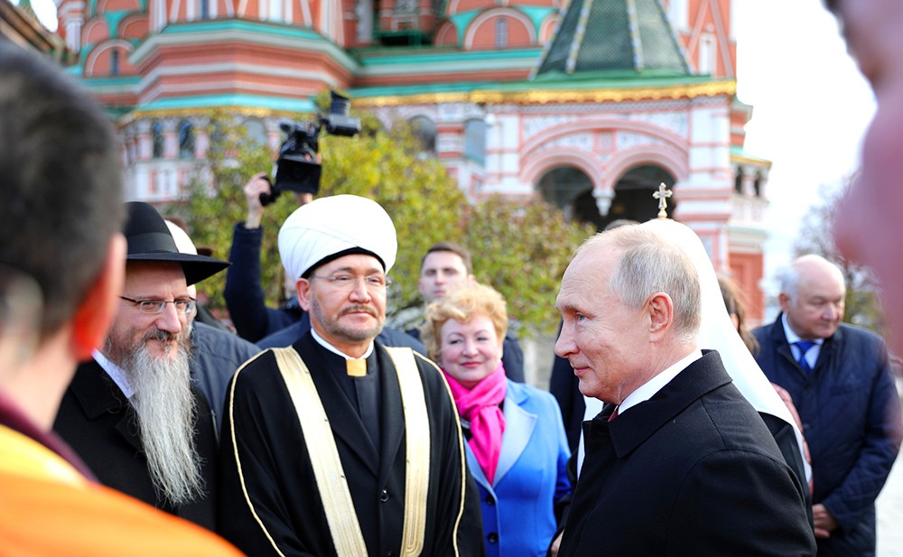 Президент России Владимир Путин встретился с главами реллигиозных конфесий России