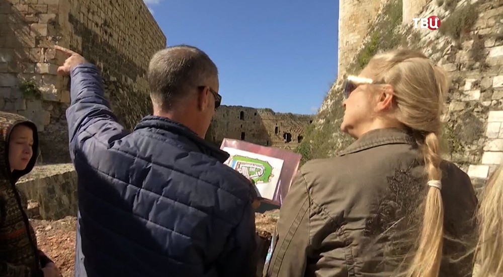 Крепость Крак-де-Шевалье в Сирии