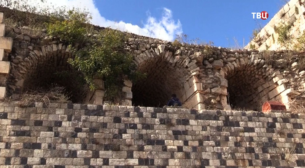 Крепость Крак-де-Шевалье в Сирии