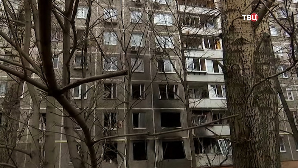 Взрыв газа в жилом доме в Москве