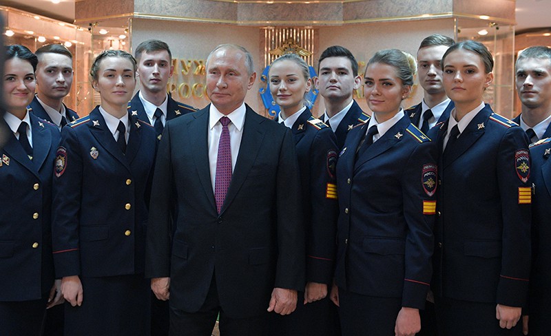 Владимир Путин посетил Московский университет МВД России