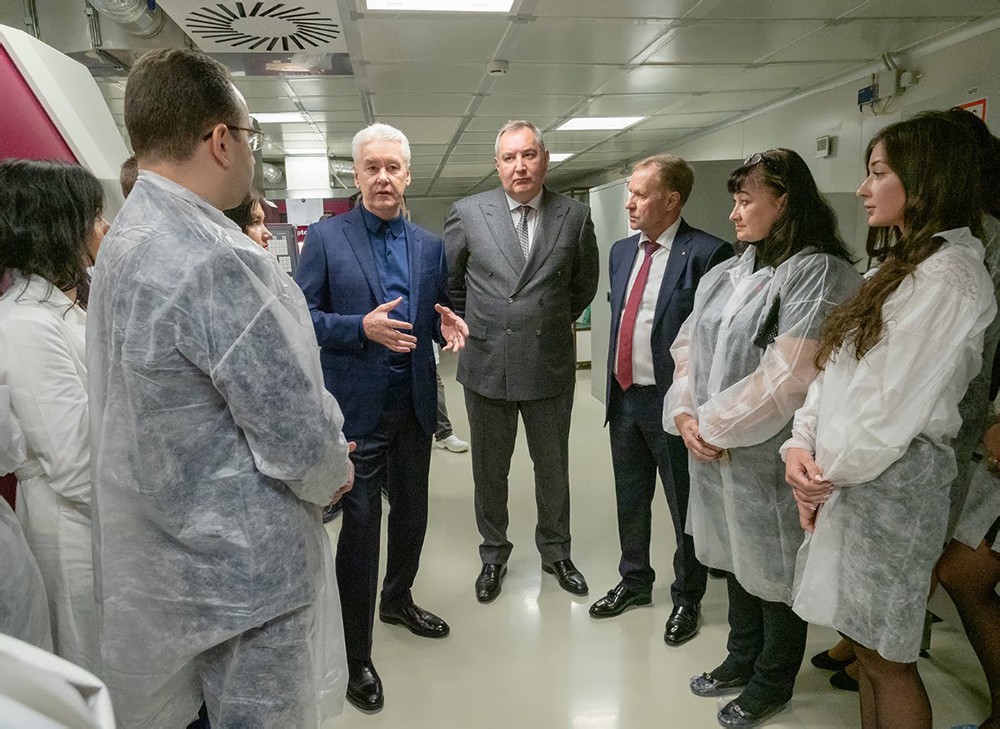 Сергей Собянин и Дмитрий Рогозин посетили технопарк