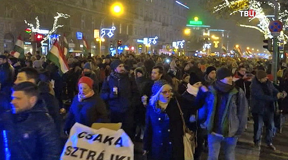 Беспорядки в Венгрии