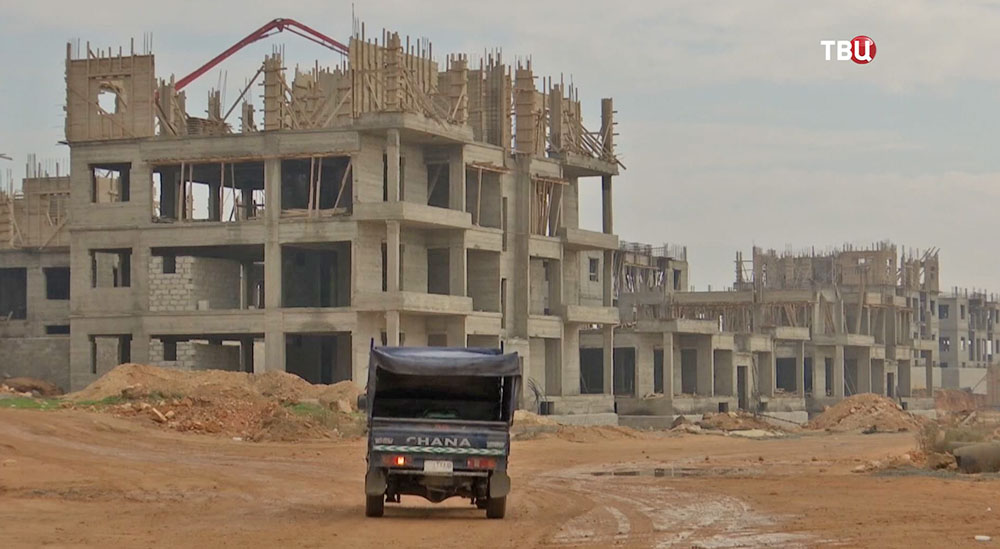 Строительство квартир в Алеппо
