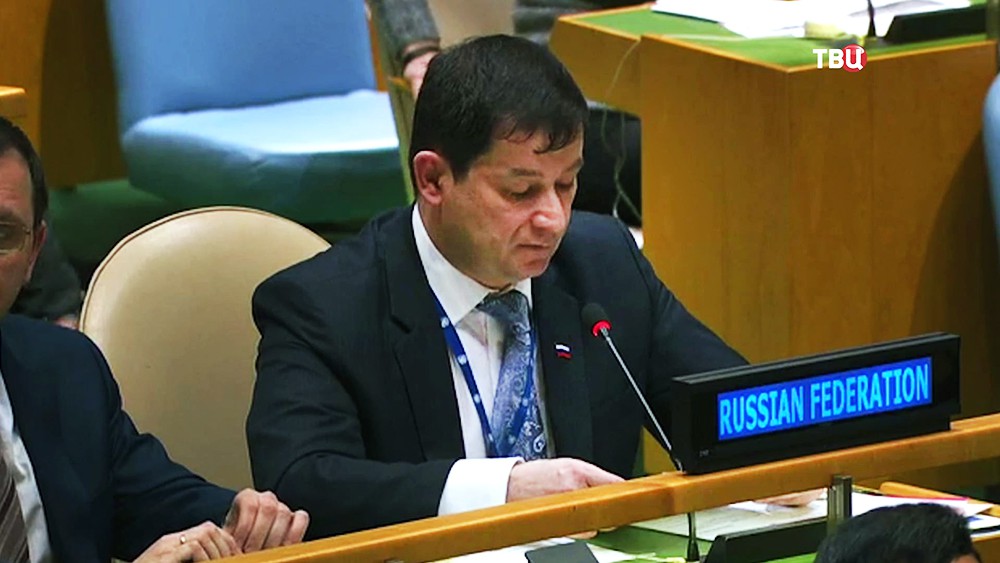 Первый заместитель постпреда России при ООН Дмитрий Полянский