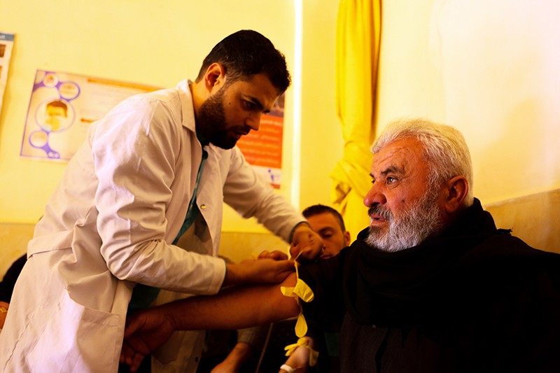 Медицинское учреждение в Сирии 