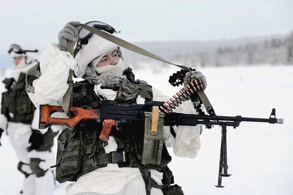 Российские военнослужащие в Арктике