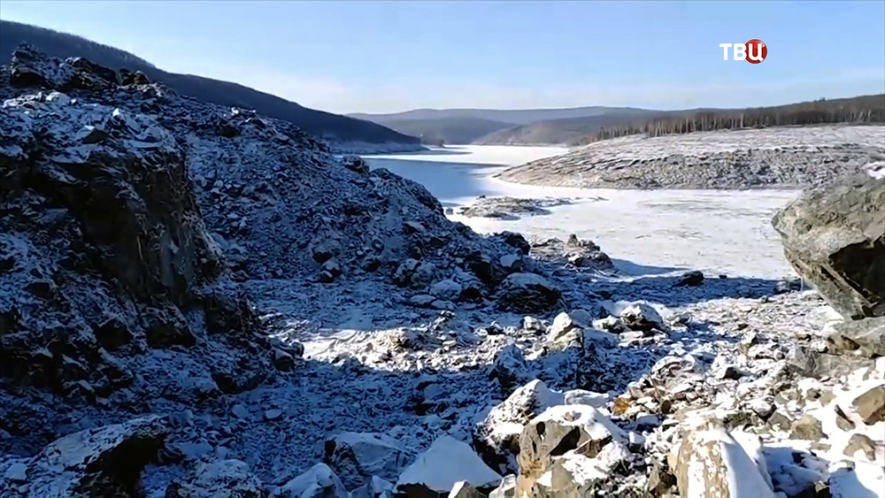 Место падения метеорита в Хабаровском крае 