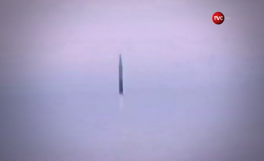 Запуск ракеты комплекса "Авангард"