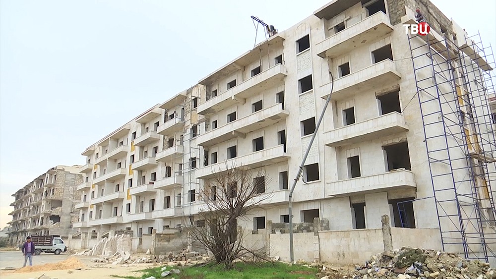 Строительство жилых домов в Алеппо, Сирия