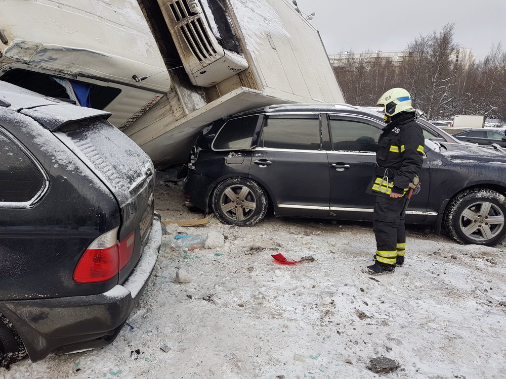 Авария камаз и такси