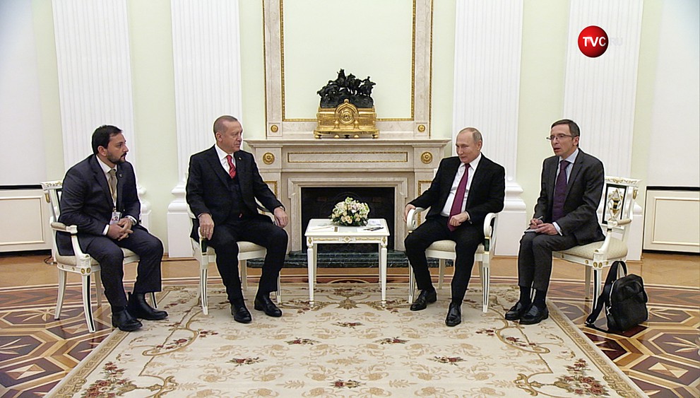 Владимир Путин и Реджеп Тайип Эрдоган  