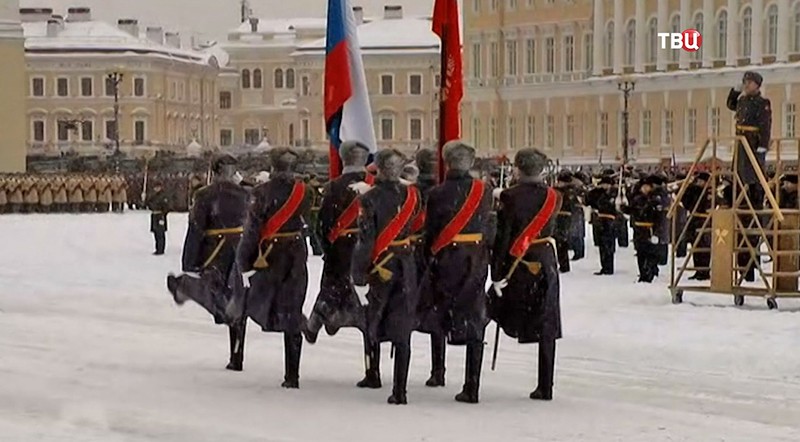 Генеральная репетиция Парада на Дворцовой площади