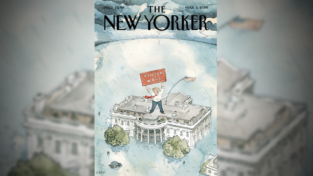 Карикатура на Дональда Трампа на обложке журнала The New Yorker