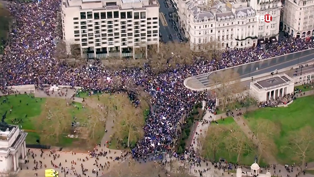 Митинг противников Brexit в Лондоне