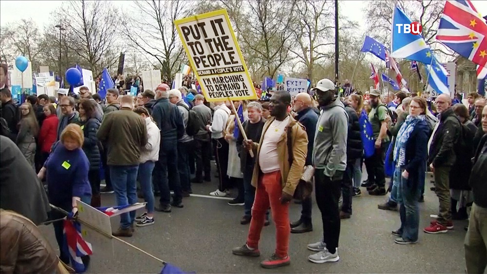 Митинг противников Brexit в Лондоне