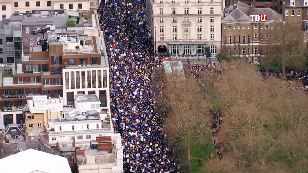 Митинг противников Brexit в Лондоне