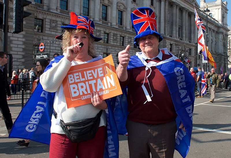 Протесты против Brexit в Великобритании  