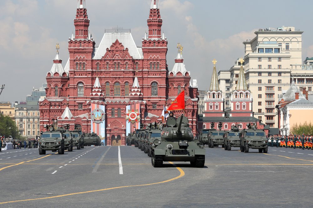 Парад техники на красной площади