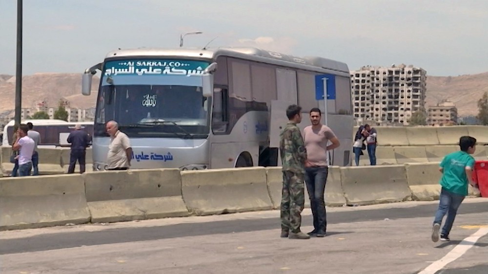 Автовокзал в Сирии