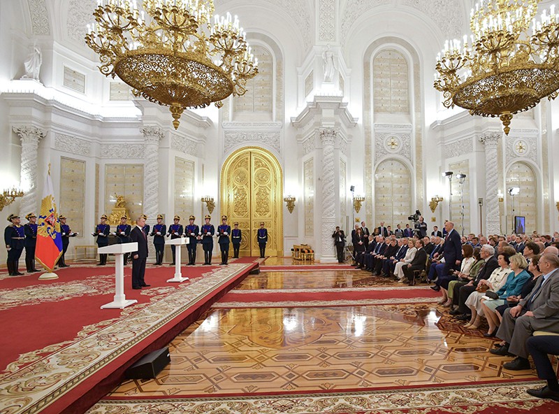 Зал приемов в кремле